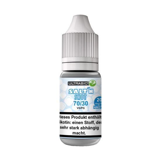 Ultrabio Nikotinsalzshot 20 mg Einzelshot 10 ml 70/30