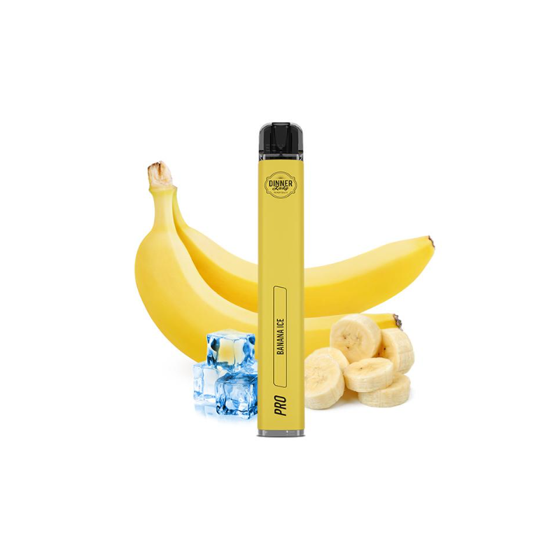 Dinner Lady Vape Pen Pro Einweg E-Zigarette - Banana Ice