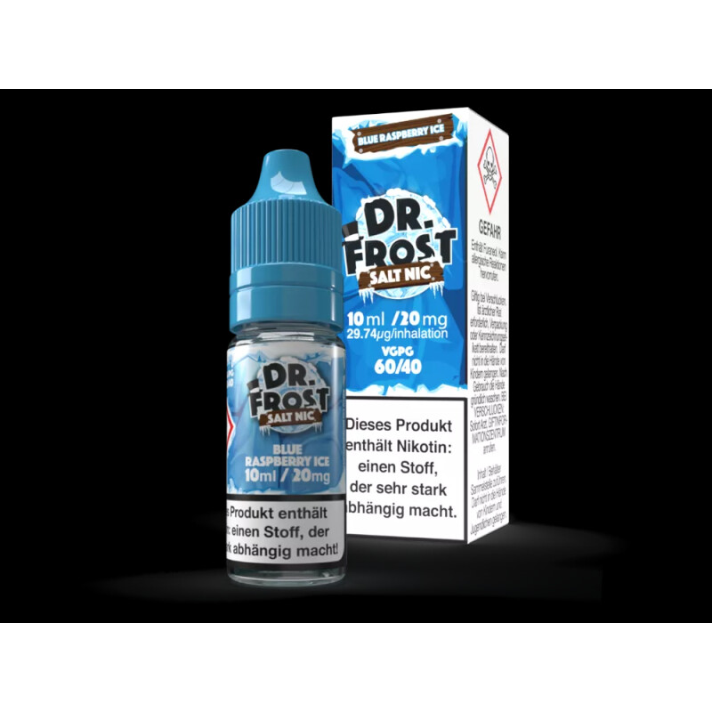 Dr. Frost Blue Raspberry Ice Nikotinsalz Liquid 20mg/ml mit Banderole