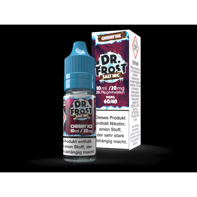 Dr. Frost Polar Ice Vapes Cherry Ice Nikotinsalz Liquid 20mg/ml mit Banderole