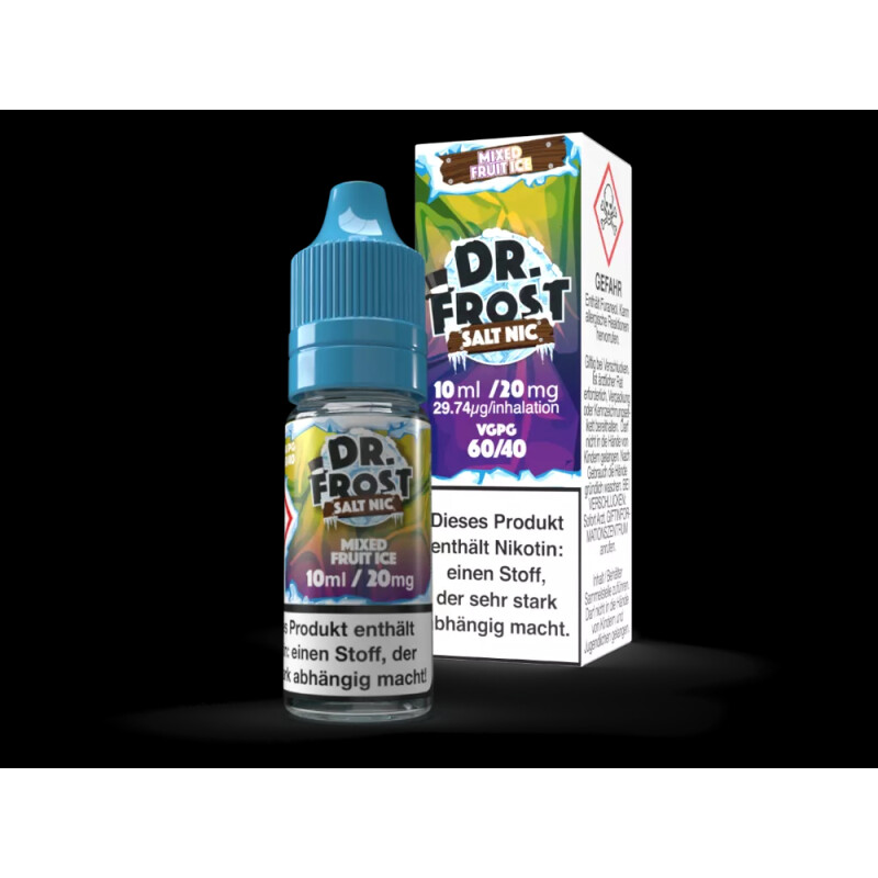 Dr. Frost Mixes Fruit Ice Nikotinsalz Liquid 20mg/ml mit Banderole