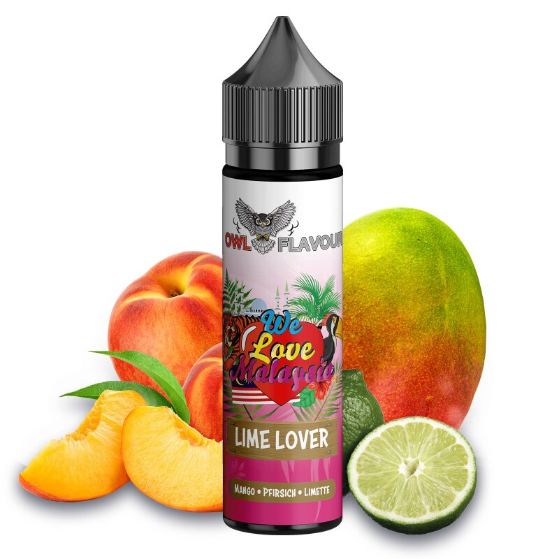 OWL We love Malaysia Lime Lover 5 ml Longfill mit Banderole
