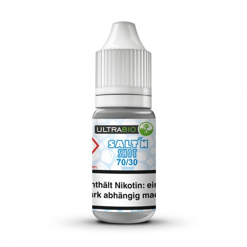 Ultrabio Nikotinsalz Shot 10x10 ml 70VG/30PG 20 mg mit Banderole