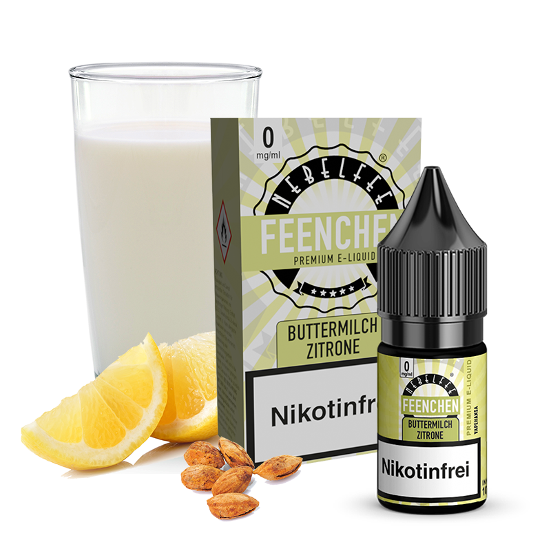 Nebelfee Liquid Buttermilch Zitrone Feenchen 10 ml 0 mg