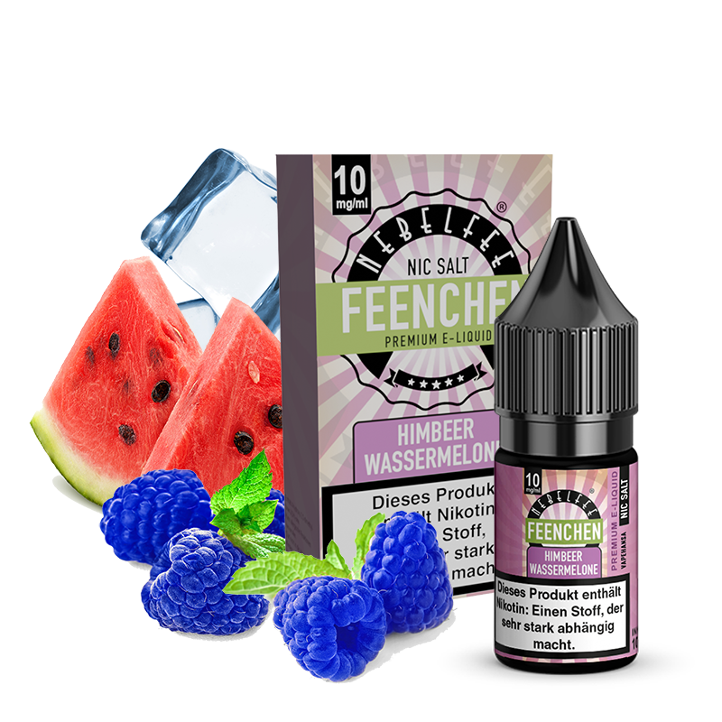 Liquid Himbeer Wassermelone Aroma - Nebelfee Feenchen 10 mg 10 ml