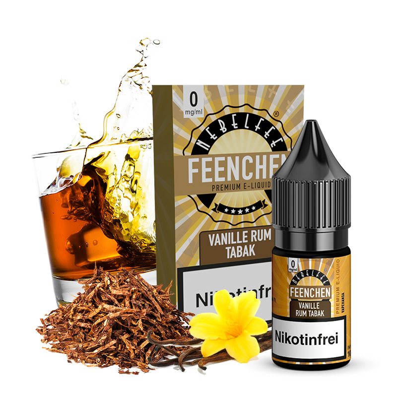 Vanille Rum Tabak Feenchen Liquid 10 ml 0 mg
