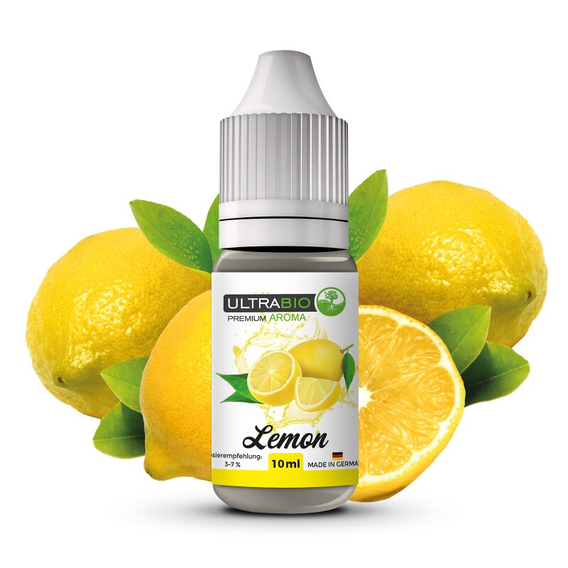 Ultrabio Lemon 10 ml Aroma mit Banderole