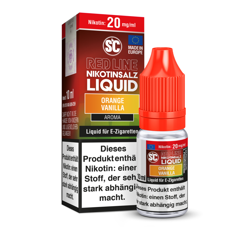 SC Red Line Orange Vanilla Nikotinsalz Liquid 20 mg