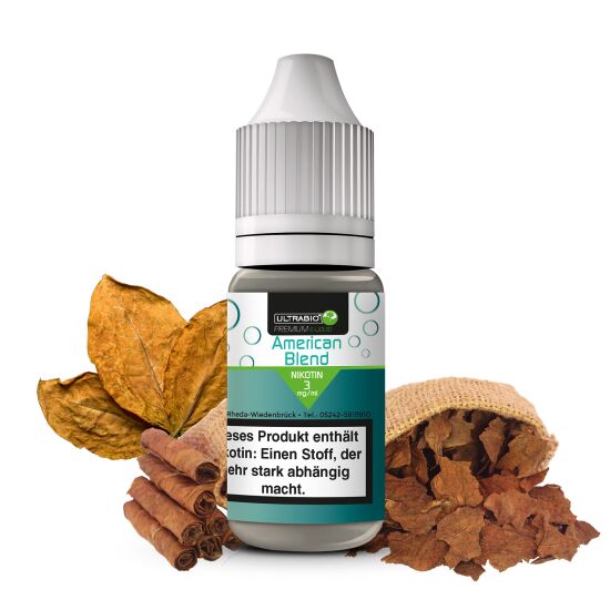 Liquid American Blend Aroma - Ultrabio 3 mg 10 ml