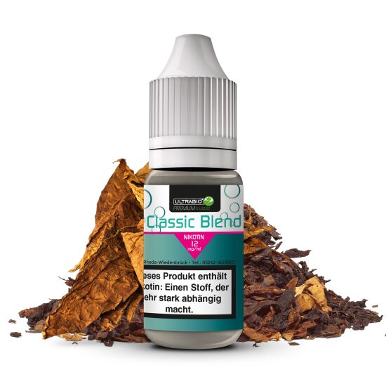 Classic Blend Nikotinliquid - ULTRABIO 10 ml 12 mg