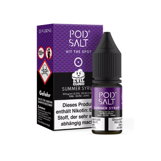 Liquid Ananas Traube Zitrone - Pod Salt Fusion Summer Syrup