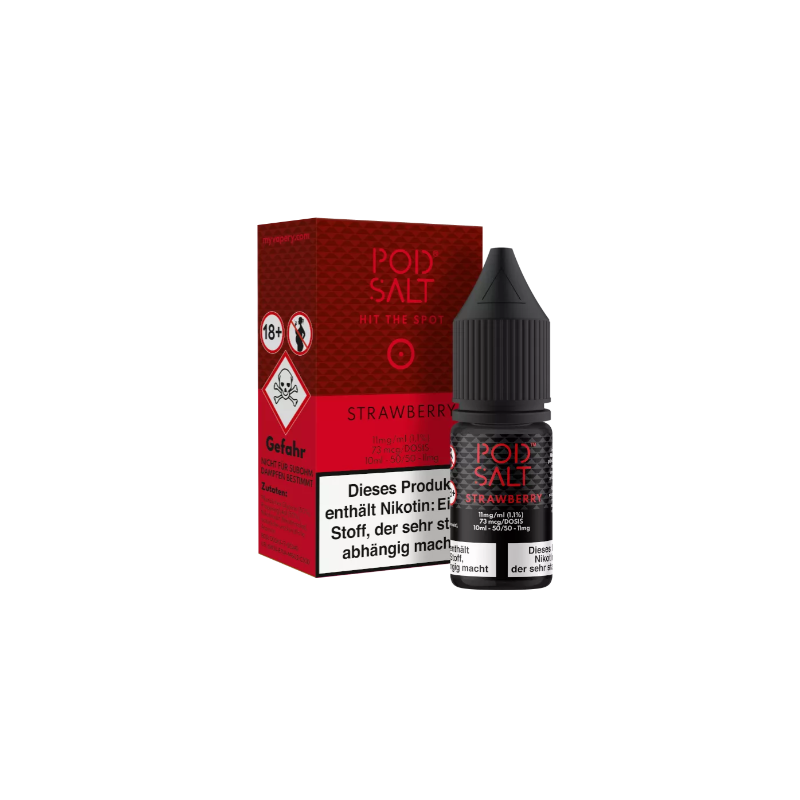 Liquid Erdbeere - Pod Salt Strawberry
