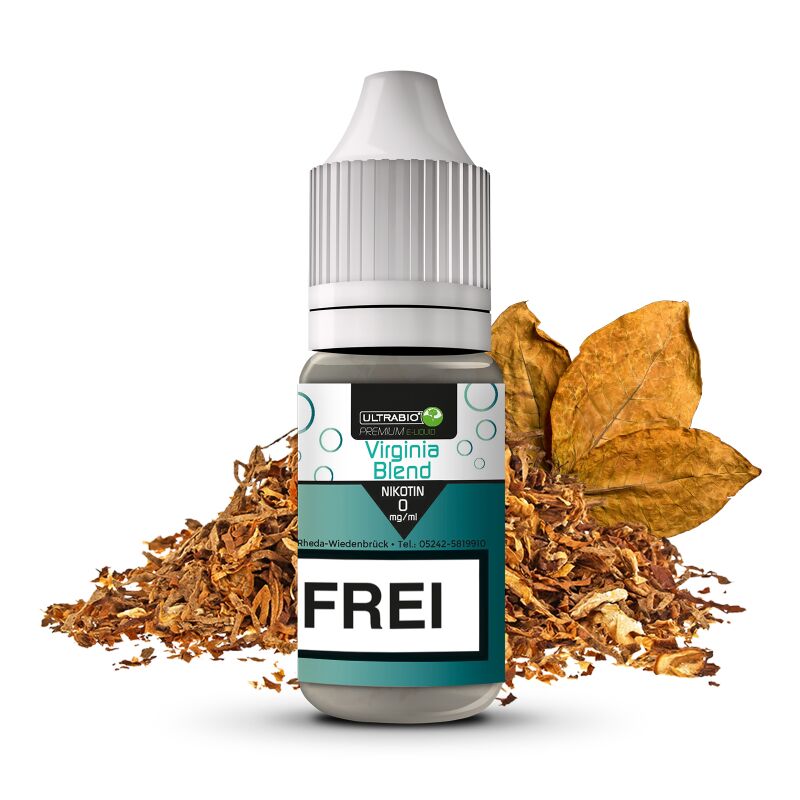 Virginia Blend Nikotinliquid - ULTRABIO 10 ml 0 mg