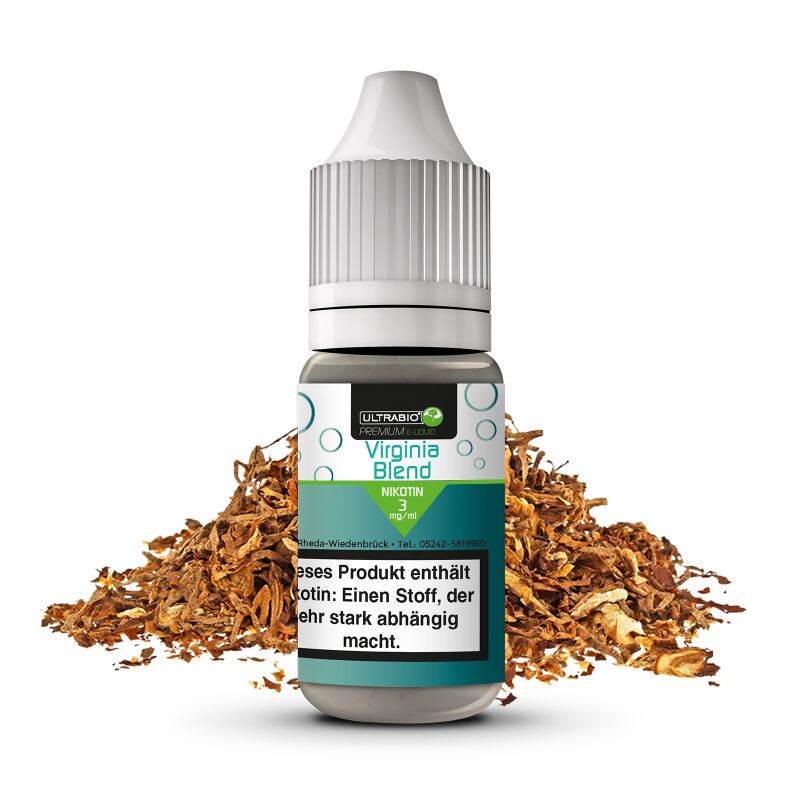 Virginia Blend Nikotinliquid - ULTRABIO 10 ml 3 mg