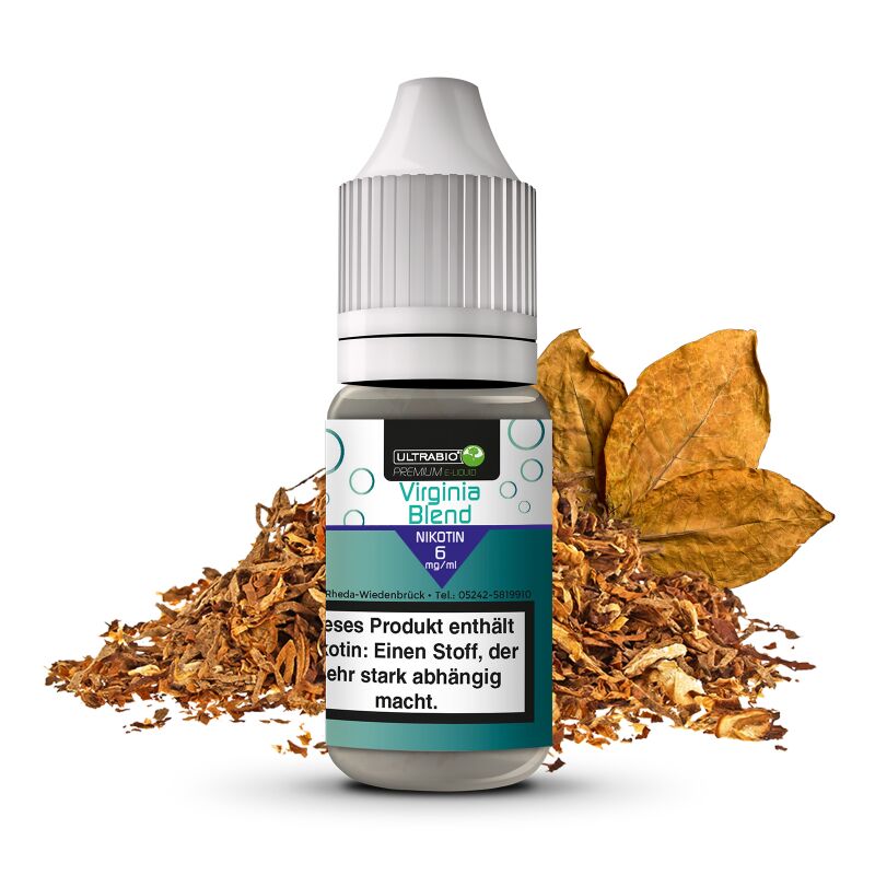 Virginia Blend Nikotinliquid - ULTRABIO 10 ml 6 mg