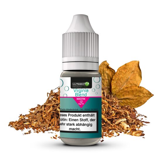 Virginia Blend Nikotinliquid - ULTRABIO 10 ml 12 mg