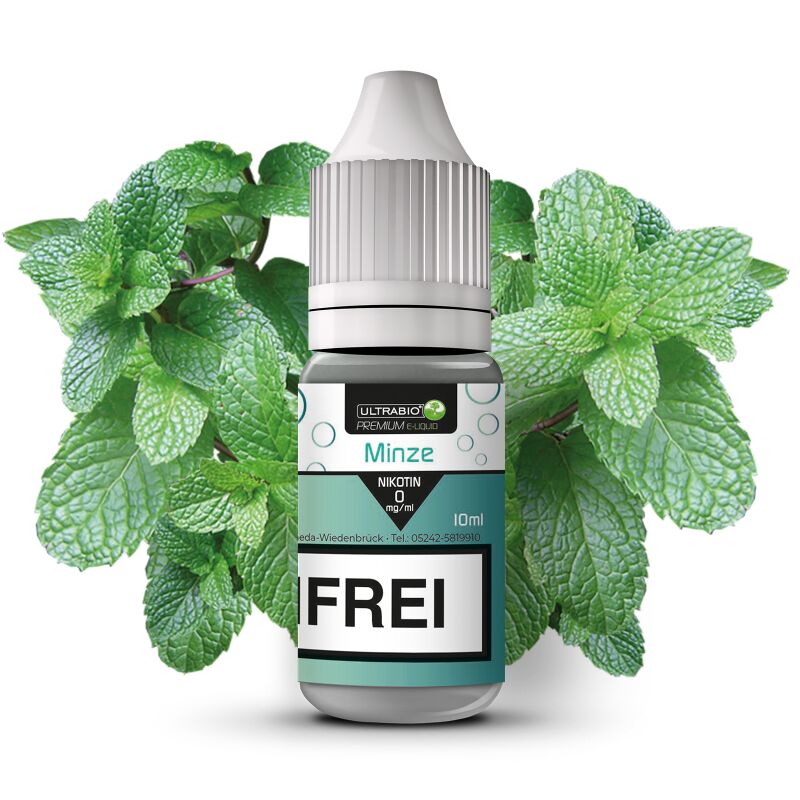 Minze Nikotinliquid - ULTRABIO 10 ml