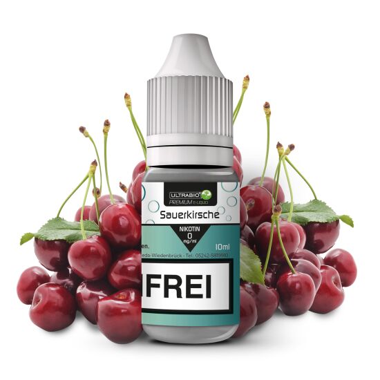 Sauerkirsche Nikotinliquid - ULTRABIO 10 ml