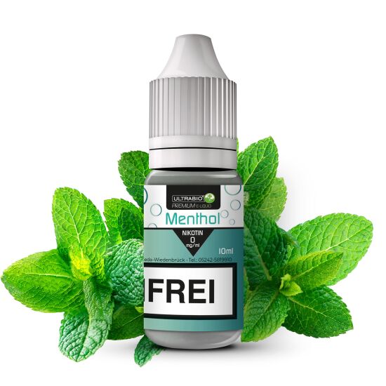 Menthol Nikotinliquid - ULTRABIO 10 ml 9 mg
