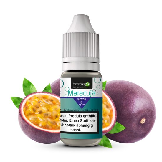 Ultrabio E-Liquid Maracuja Liquid 10 ml  6 mg