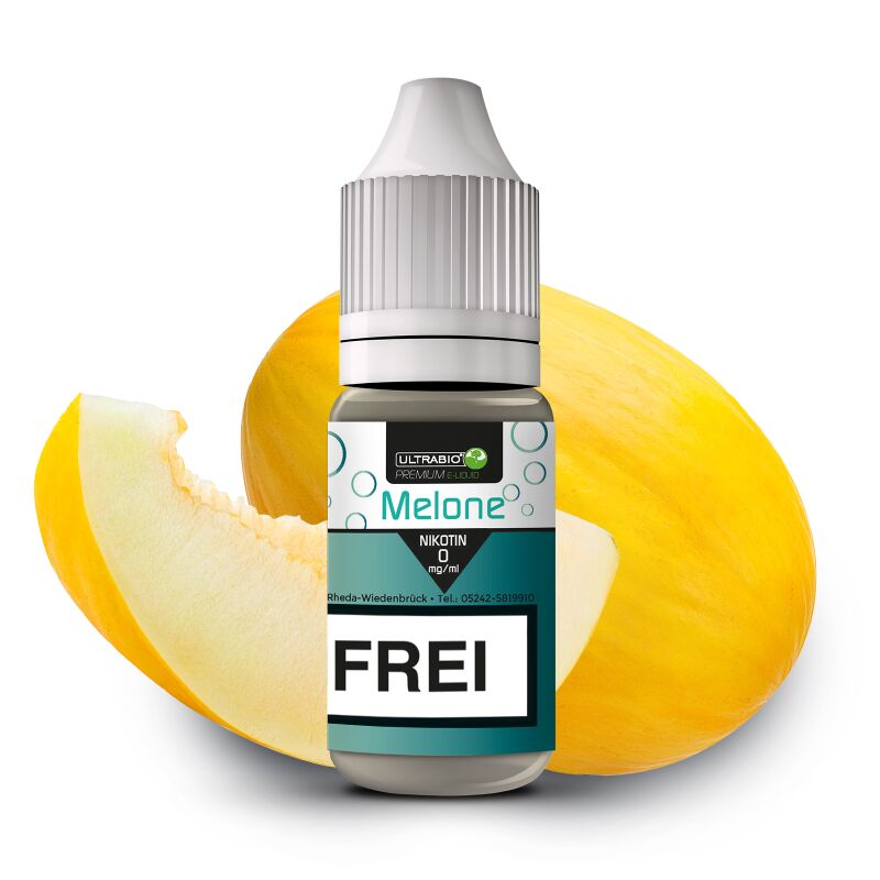 Melone Nikotinliquid - ULTRABIO 10 ml 0 mg