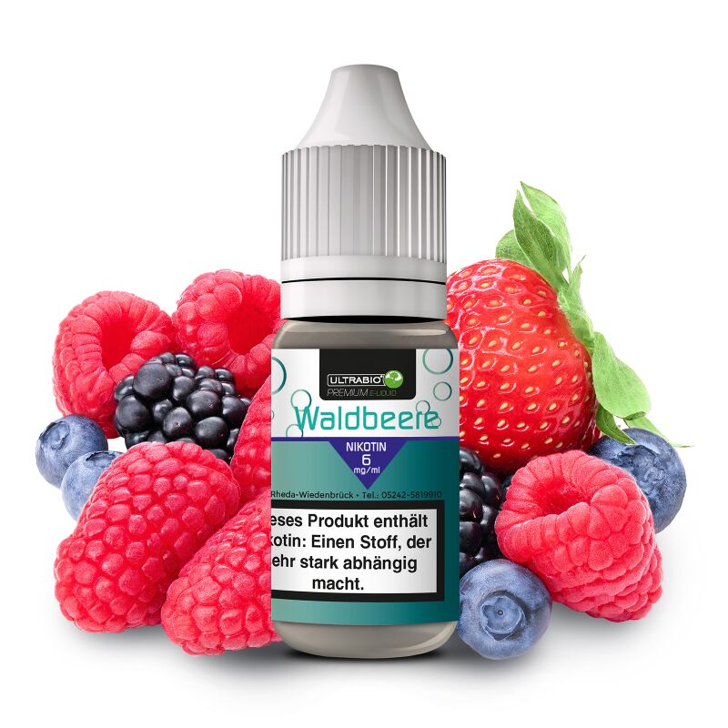 Ultrabio E-Liquid Waldbeere Liquid 10 ml  6 mg