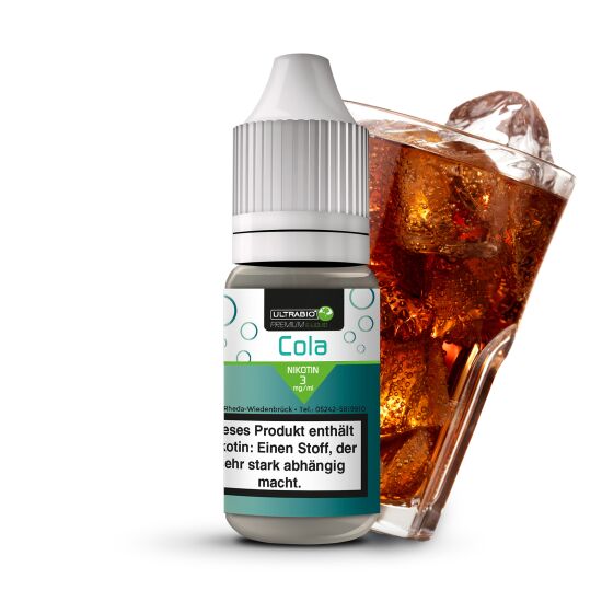 Cola Nikotinliquid - ULTRABIO 10 ml 3 mg