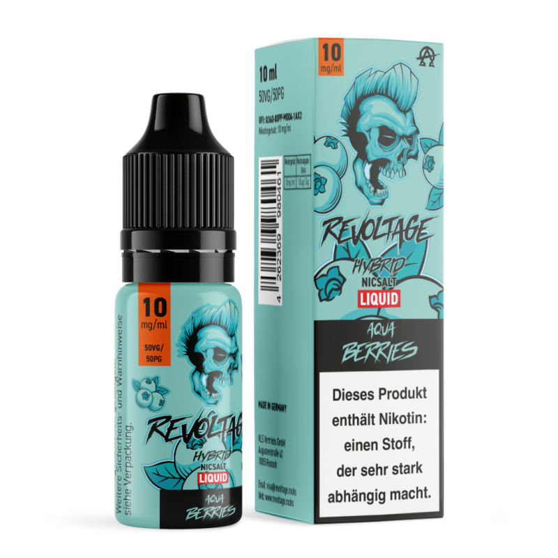 Revoltage - Aqua Berries E-Zigaretten Liquid 10ml 10mg