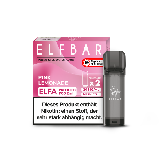 ELFBAR Pod Pink Grapefruit Elfa Pod 2er Pack 20 mg