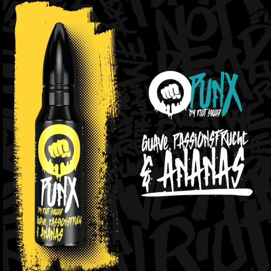 Guave Passionfrucht Ananas Longfill | PUNX by Riot Squad...