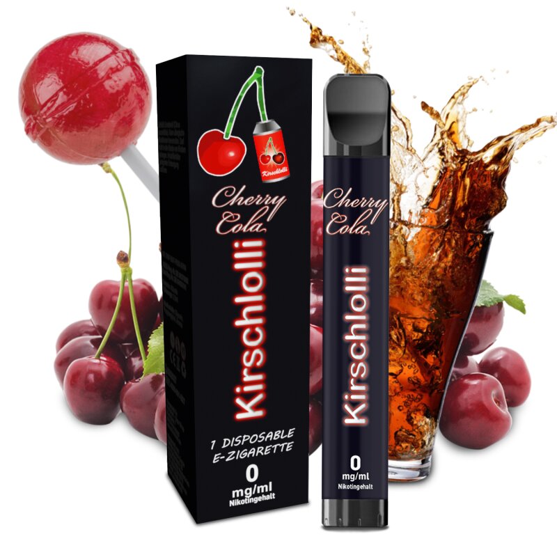 Kirschlolli Cherry Cola Einweg E-Zigarette 600 Züge