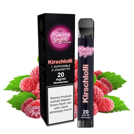 Himbeerbonbon Einweg E-Zigarette | Kirschlolli Himbeer...