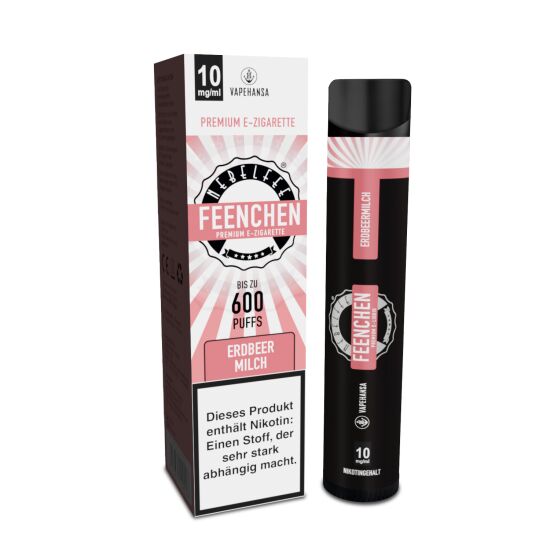 Erdbeermilch Einweg E-Zigarette - Nebelfee 2 ml