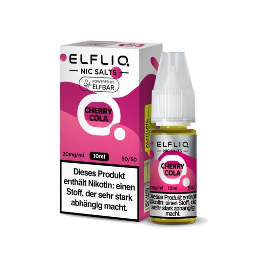 ELFLIQ Nikotinsalz Liquid 10mg Cherry Cola 10 ml