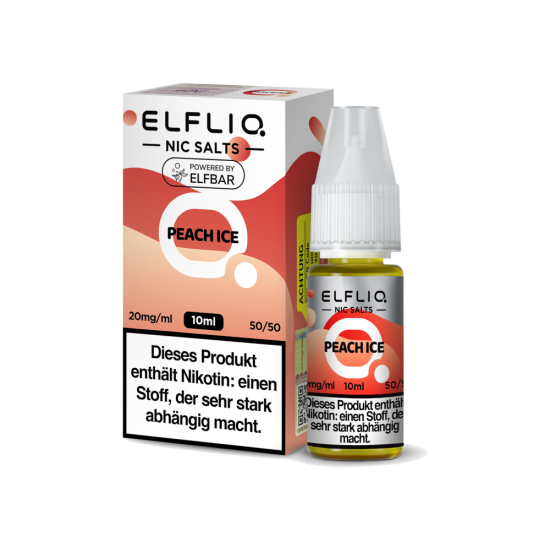 Peach Ice Liquid | ELFLIQ Nikotinsalz 10 ml 10 mg