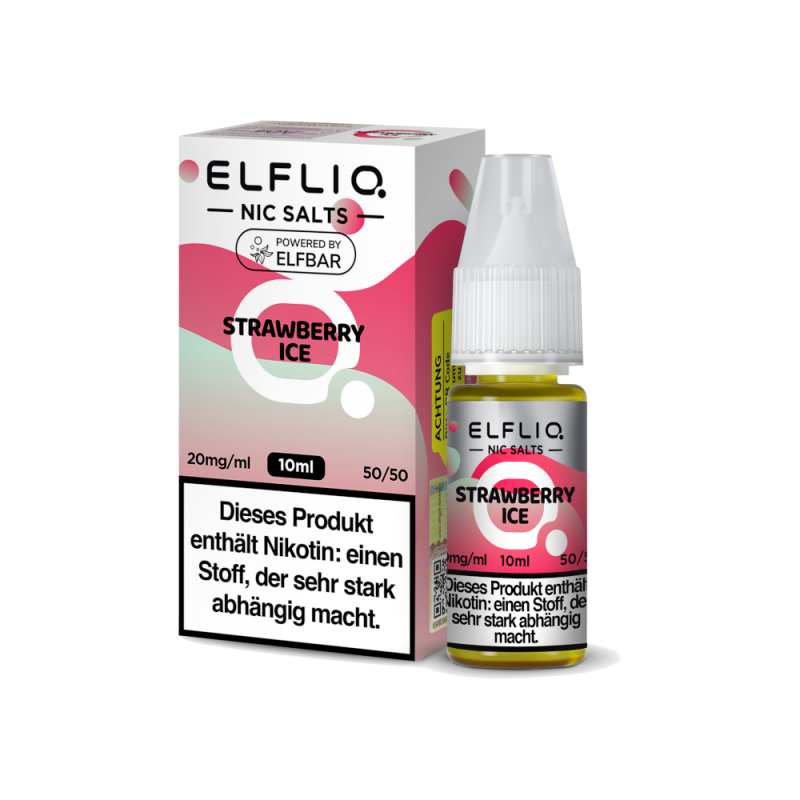 ELFLIQ Nikotinsalz Liquid 10mg Strawberry Ice 10 ml