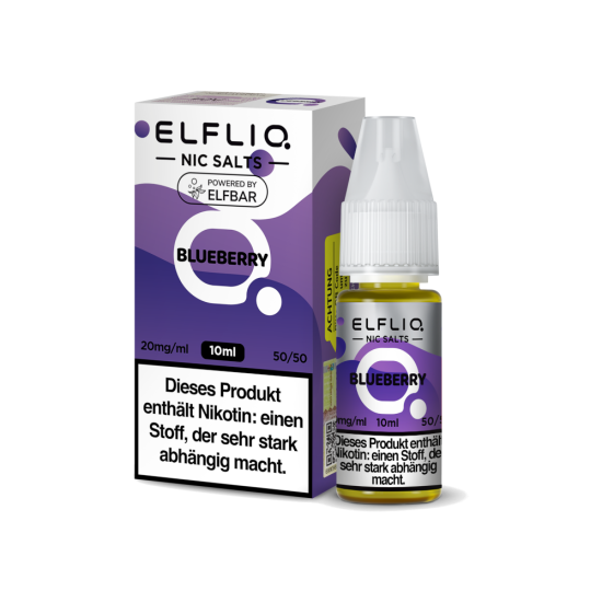 ELFLIQ Nikotinsalz Liquid 20mg Blueberry 10 ml