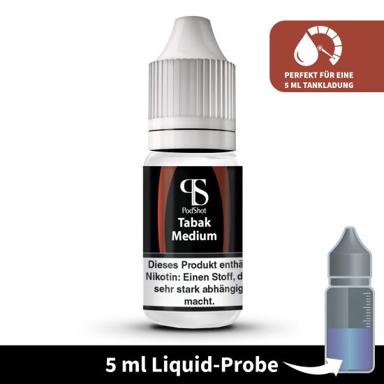 Liquid-Probe 5 ml: Tobacco Choco - Perfekt zum Testen