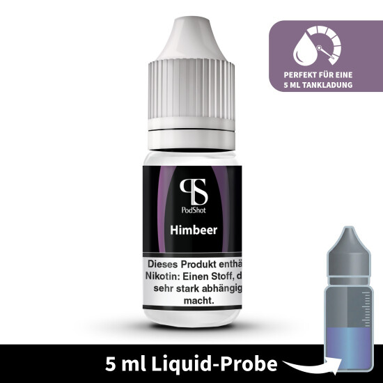 Liquid-Probe 5 ml: Raspberry - Perfekt zum Testen