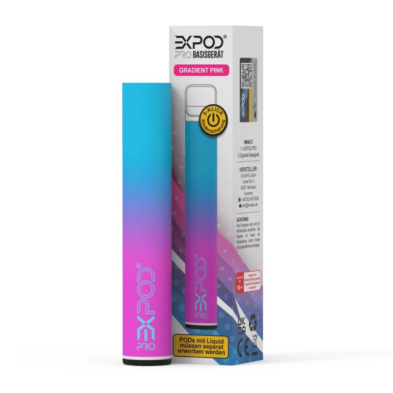 EXPOD Pro Podsystem Blau-Pink 400 mAh (ELFA & Co. kompatibel)