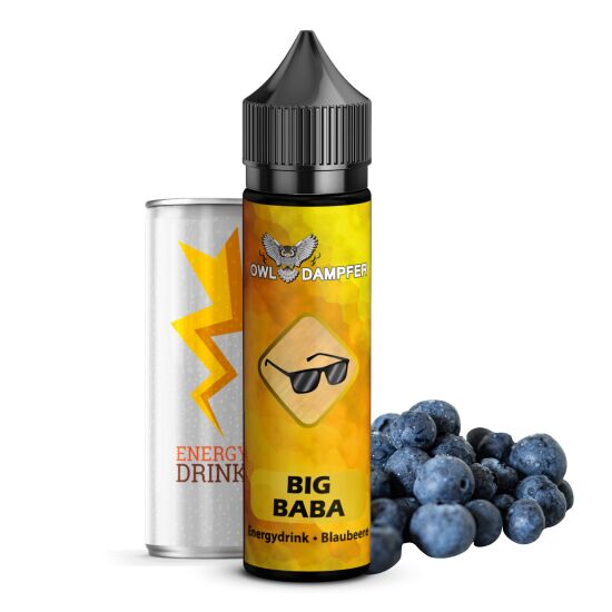 Aroma Blaubeer Energy Longfill OWL Originals Big Baba