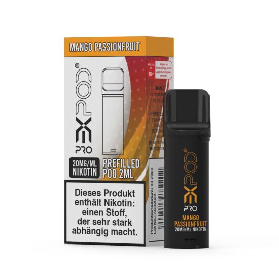 Mango Passionfruit Pod | Prefilled Pod 2ml (Expod Pro) 20 mg