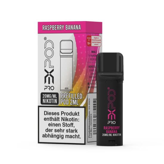Himbeer Banane Pod | Prefilled Pod 2ml (Expod Pro) 20 mg