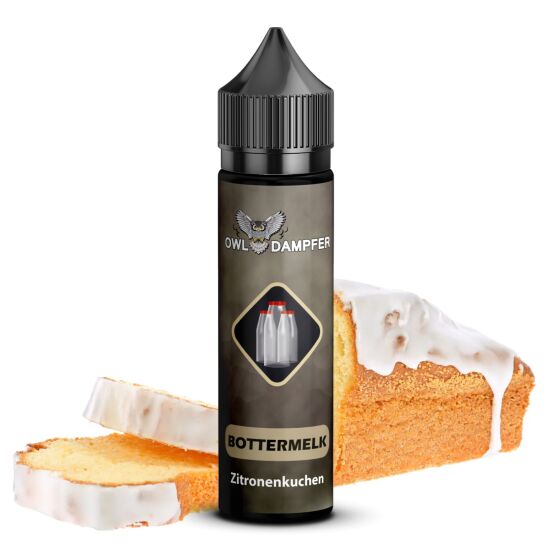 Aroma Zitronenkuchen Longfill OWL Originals Bottermelk