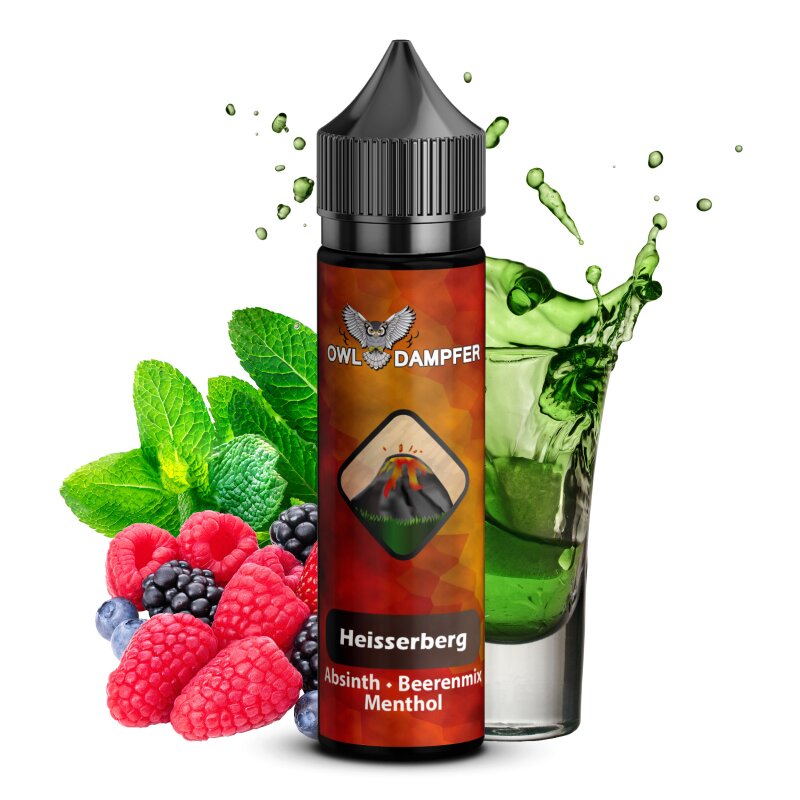 OWL Flavour Longfill Heisserberg Absinth Beerenmix Menthol 5ml in 60ml 0 mg