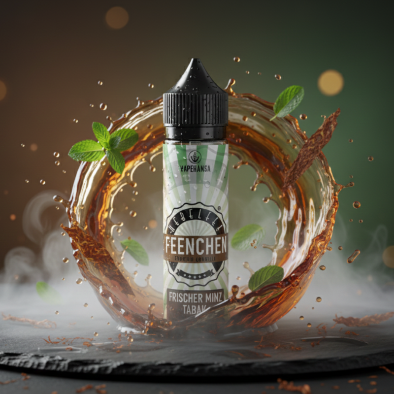 Aroma Frischer Minz Tabak Longfill - Nebelfee 5 ml (60 ml Flasche)