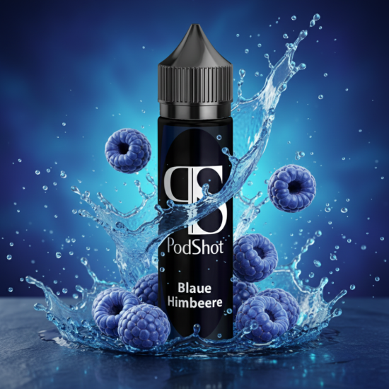 Aroma Blaue Himbeere Longfill - Podshot 5 ml (60 ml Flasche)
