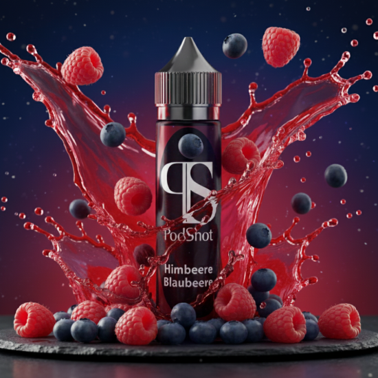 Aroma Himbeere Blaubeere Longfill - Podshot 5 ml (60 ml...