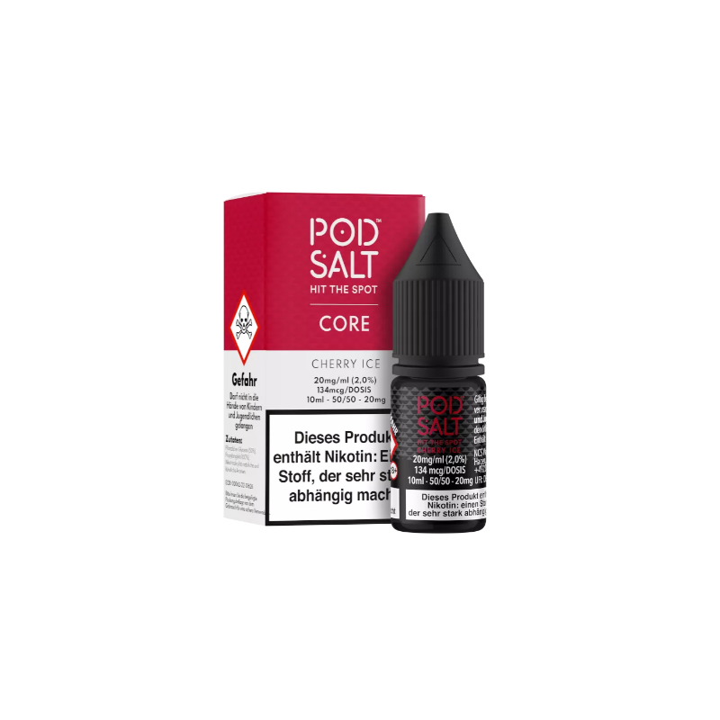 Pod Salt Core 10ml - Cherry Ice - Nikotinsalz Liquid 20mg