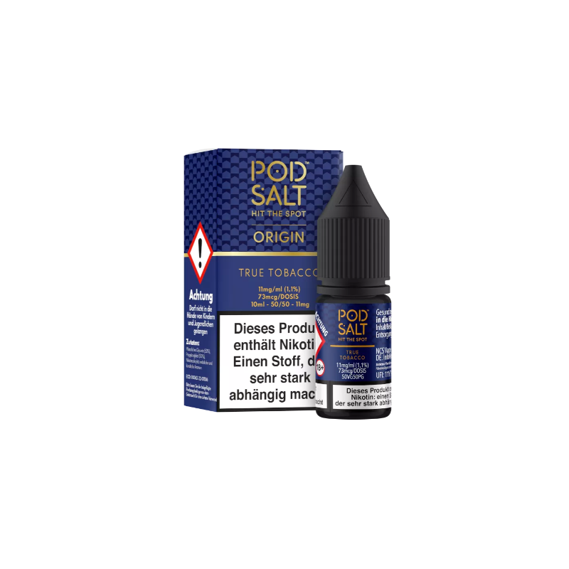 Pod Salt Origin 10ml - True Tobacco - Nikotinsalz Liquid 20mg